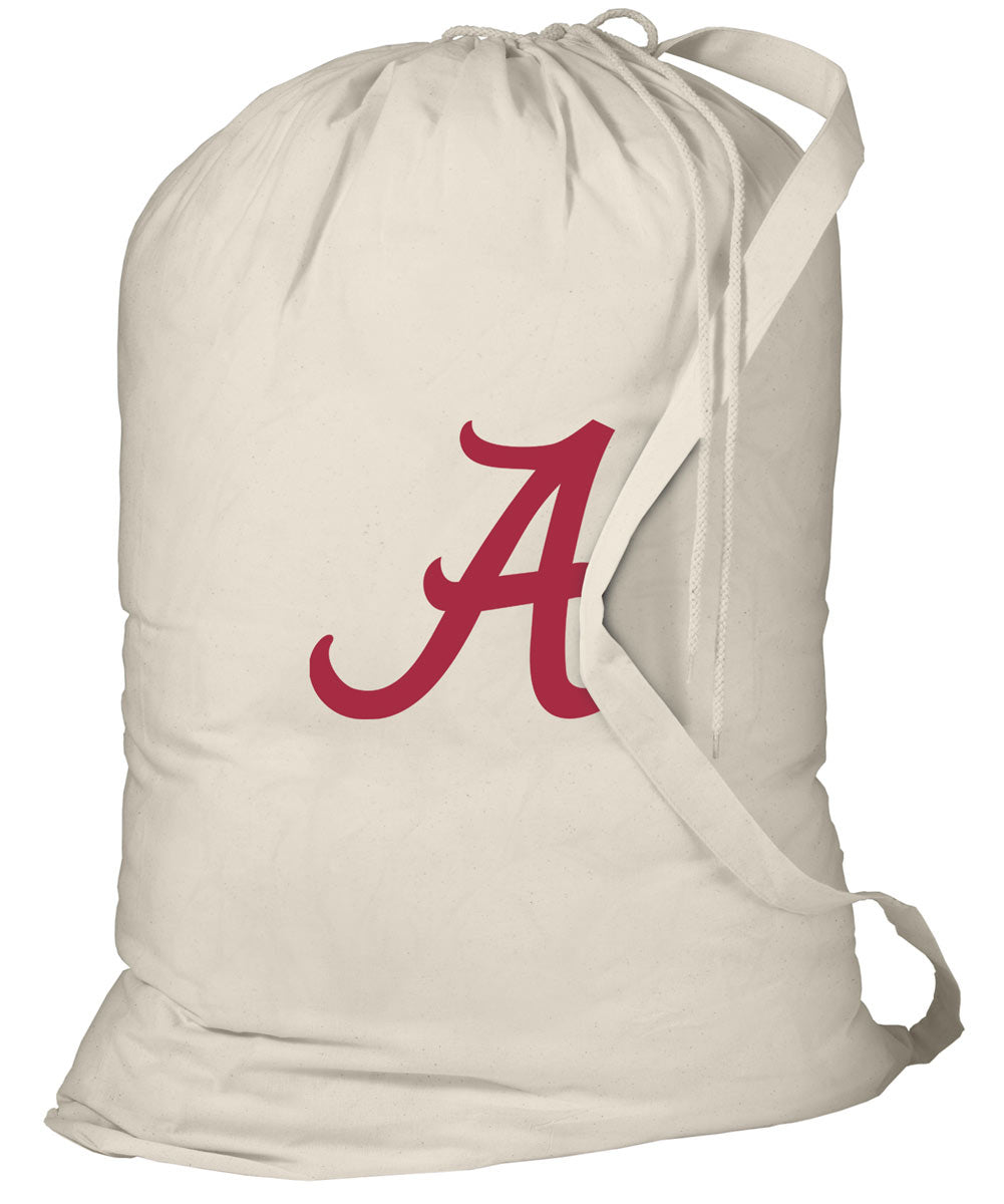 University of Alabama Laundry Bag Tan
