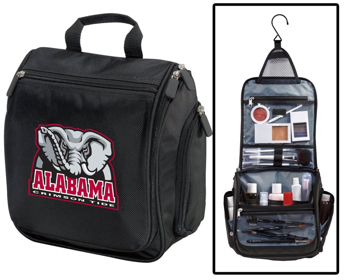 Alabama Toiletry Bag or Mens University of Alabama Travel Shaving Kit Black