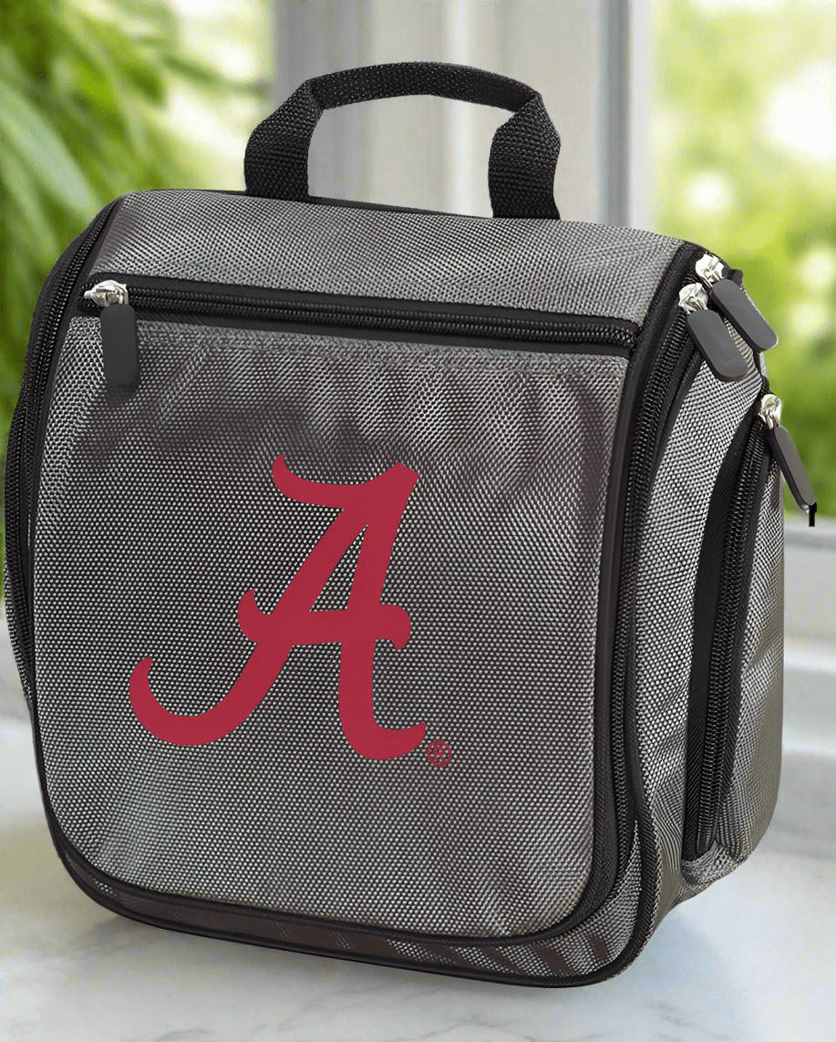 University of Alabama Toiletry Bag or Mens Alabama Travel Shaving Kit Gray