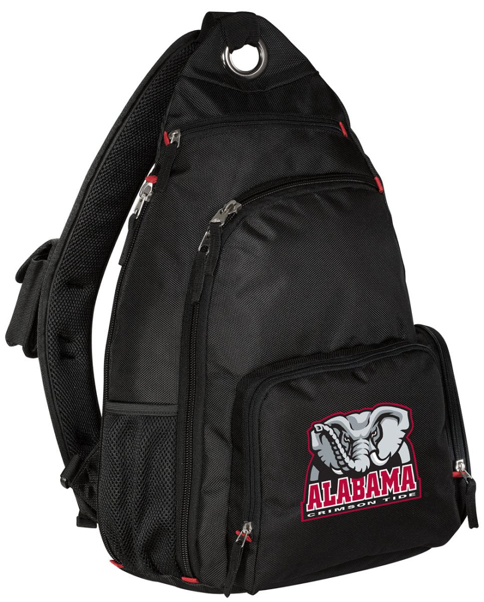 Alabama Sling Backpack University of Alabama Crossbody Bag Black