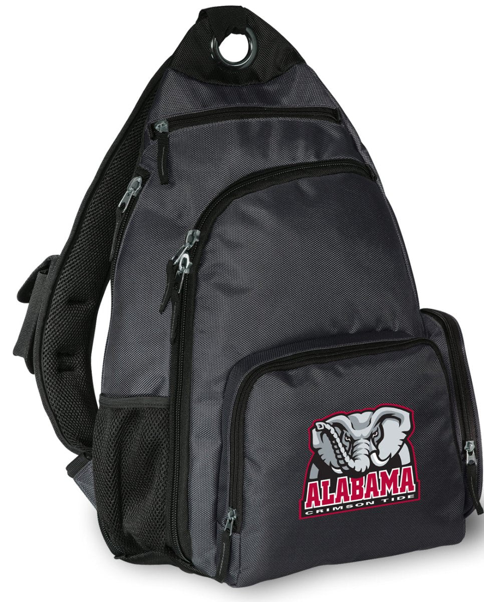 Alabama Sling Backpack University of Alabama Crossbody Bag Gray