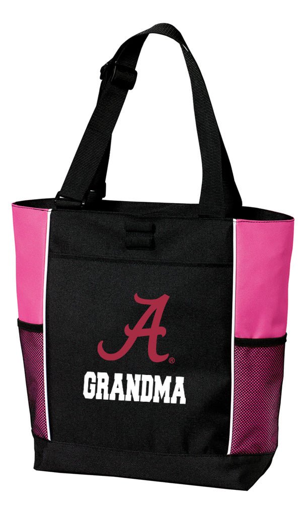 Deluxe University of Alabama Tote Bag Grandma on Pink