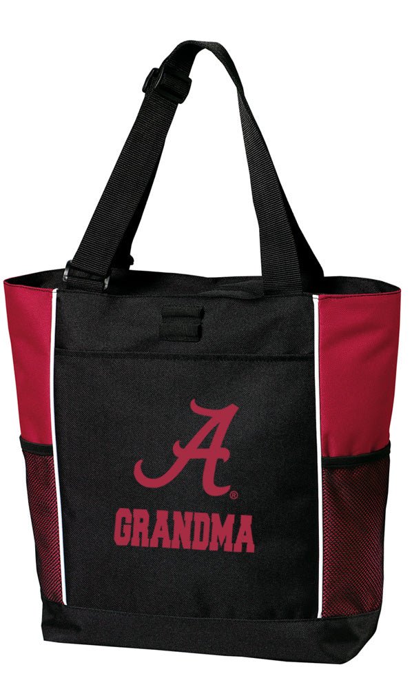 Deluxe University of Alabama Tote Bag Grandma on Red