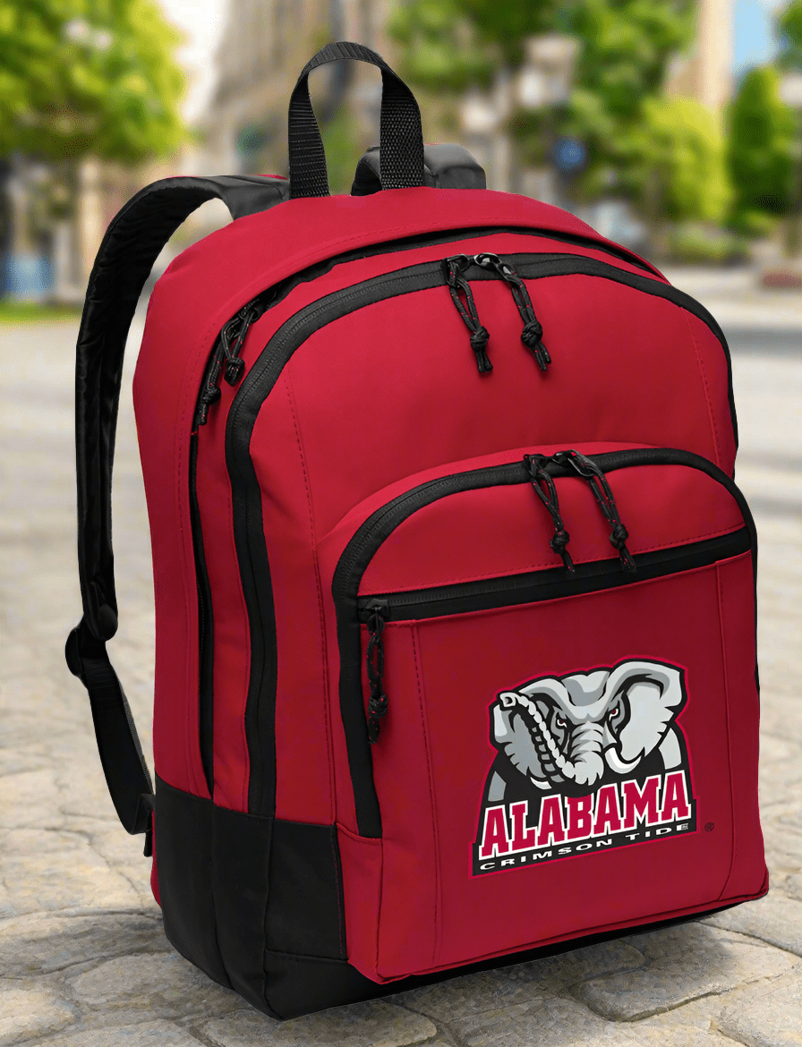 University of Alabama Medium Classic Style Backpack Crimson