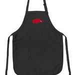 University of Arkansas Apron Arkansas Razorbacks Apron - Stain Resistant Fabric Black