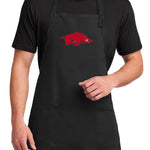 University of Arkansas Large Apron Arkansas Razorbacks Apron - Adjustable with Pockets Black
