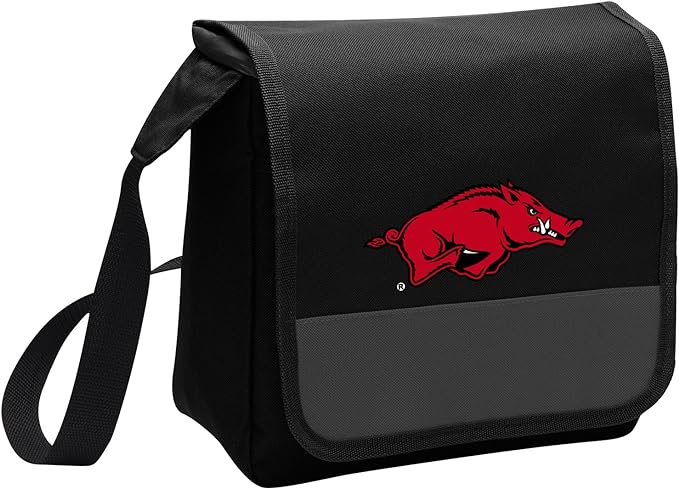University of Arkansas Lunch Bag Arkansas Razorbacks Cooler or Lunchbox Black