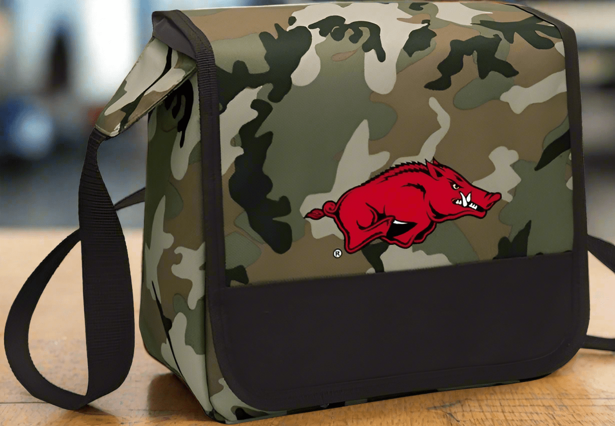 University of Arkansas Lunch Bag Arkansas Razorbacks Cooler or Lunchbox Black