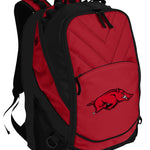 Arkansas Laptop Backpack – Official Arkansas Razorbacks Bookbag – 17" Laptop Sleeve, NCAA School Gear – 600D Polyester Red