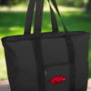 University of Arkansas Tote Bag Arkansas Razorbacks Large Zippered Tote