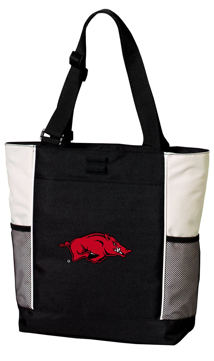 University of Arkansas Tote Bag Arkansas Razorbacks Carryall Tote White