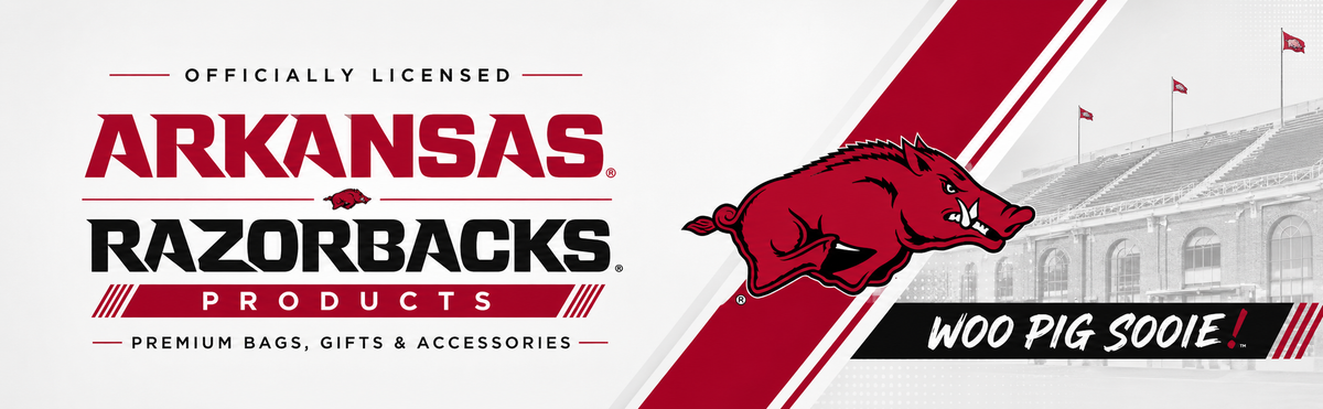 Arkansas Laptop Backpack - Official Arkansas Razorbacks Bookbag Black