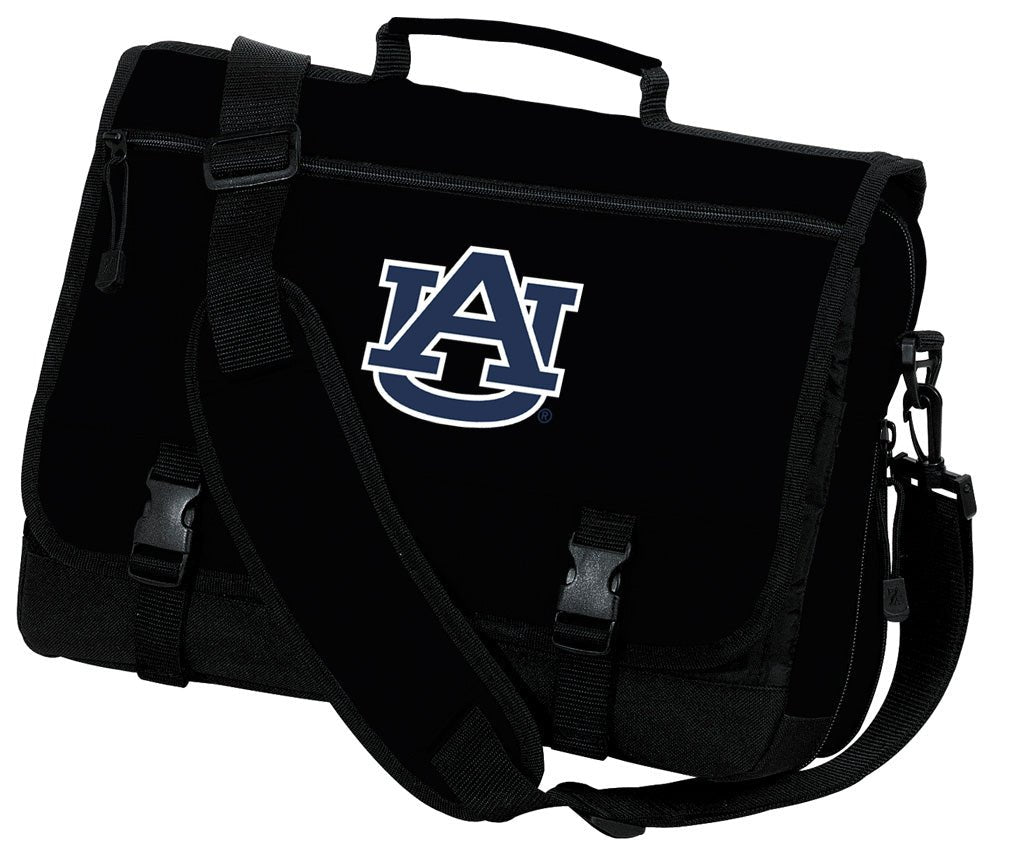 Auburn University Laptop Computer Bag Messenger Style Briefcase Black