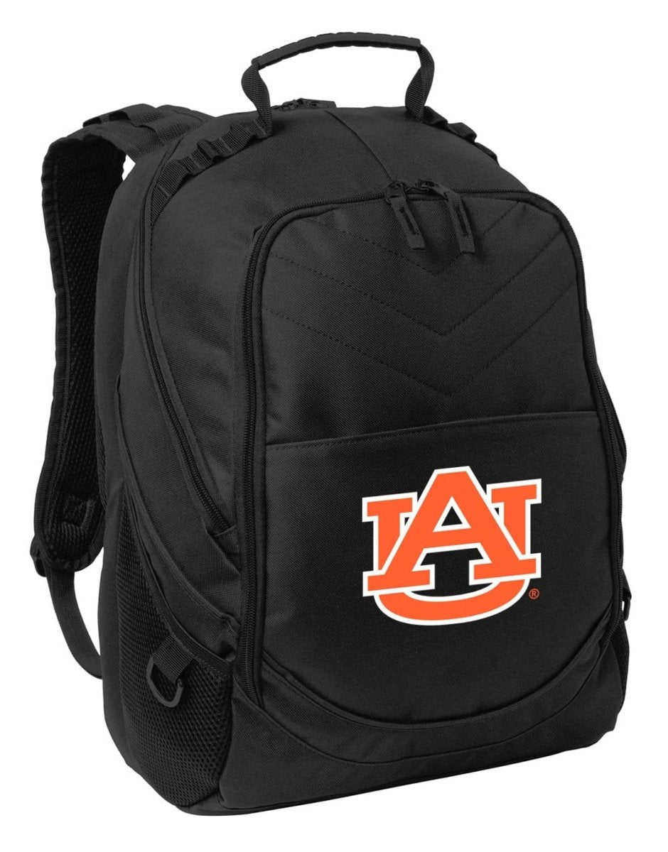 Auburn Laptop Backpack – Official Auburn University Tigers Bookbag – Fits 17″ Laptop, Organizer Panel, NCAA School Gear – 600D Polyester Black