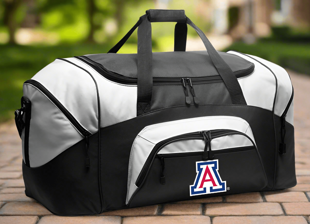 University of Arizona Duffel Bag – Wildcats Gym, Sports & Travel Gear Bag Black