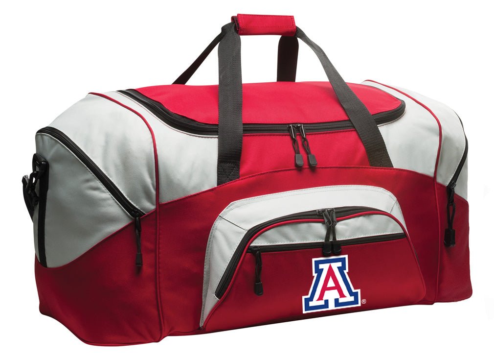 University of Arizona Duffel Bag – Wildcats Gym, Sports & Travel Gear Bag Red