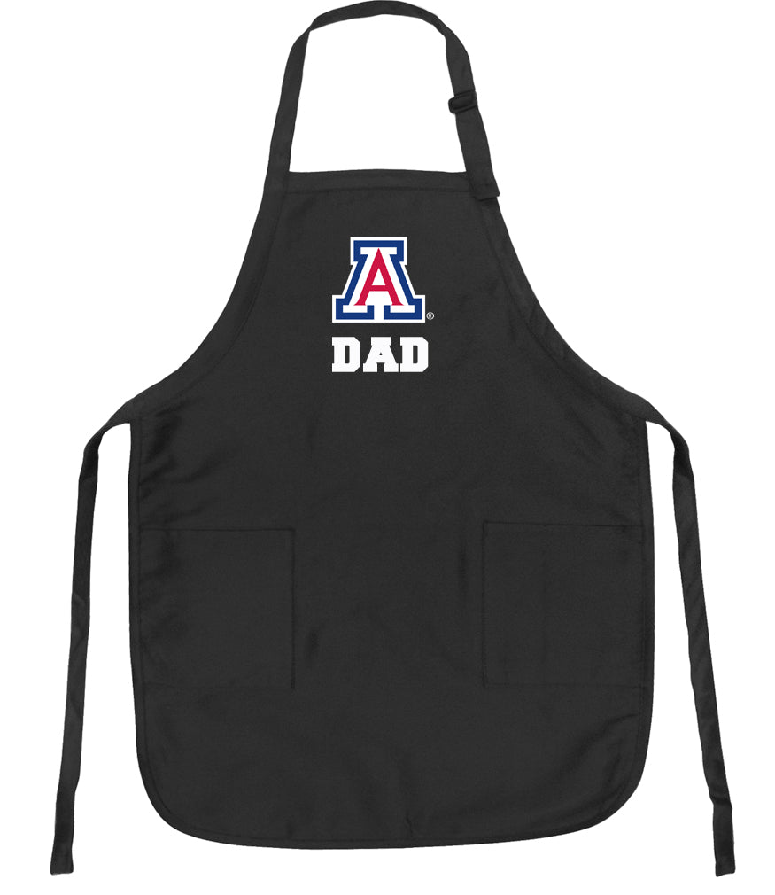 University of Arizona Apron Arizona Wildcats Apron - Stain Resistant Fabric Dad on Black