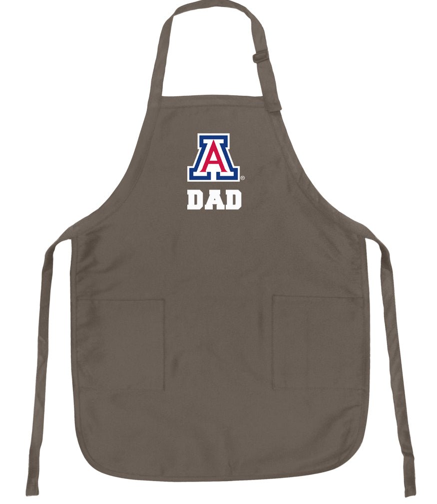 University of Arizona Apron Arizona Wildcats Apron - Stain Resistant Fabric Dad on Khaki