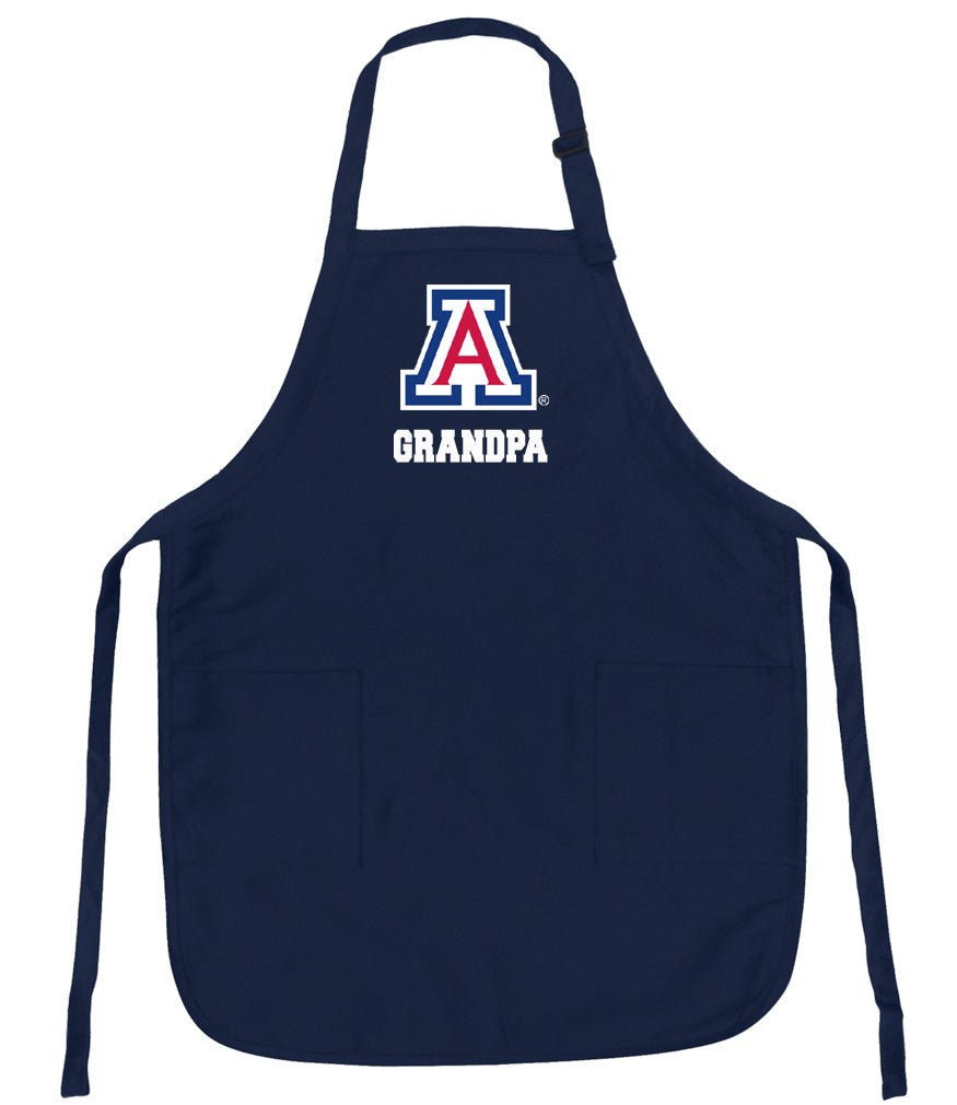 University of Arizona Apron Arizona Wildcats Apron - Stain Resistant Fabric Grandpa on Navy