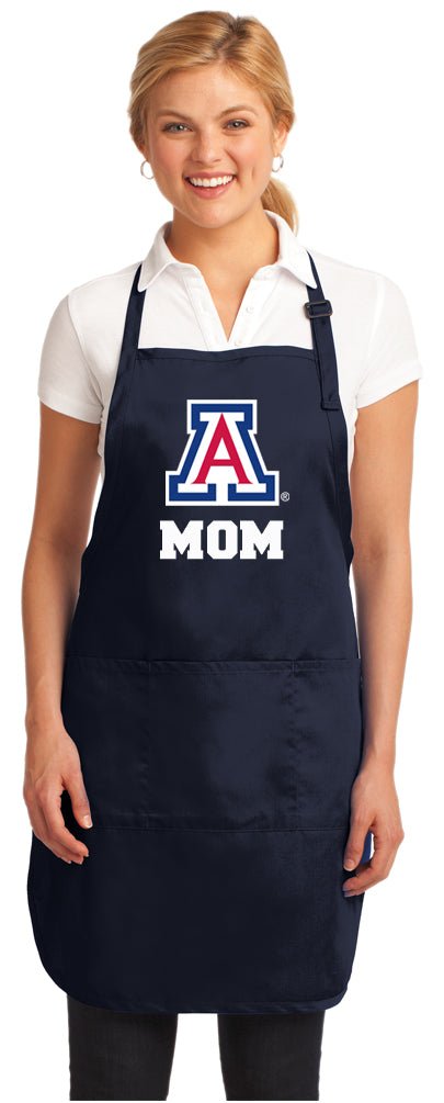 University of Arizona Apron Arizona Wildcats Apron - Stain Resistant Fabric Mom on Navy