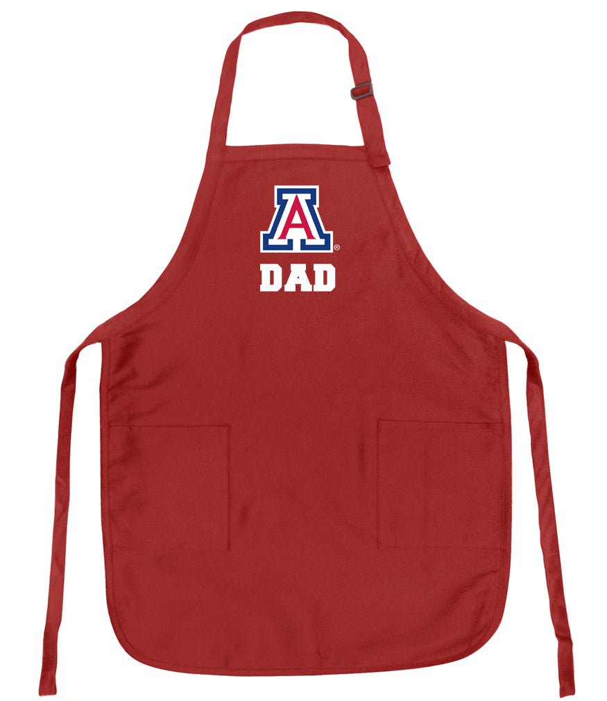University of Arizona Apron Arizona Wildcats Apron - Stain Resistant Fabric Dad on Red