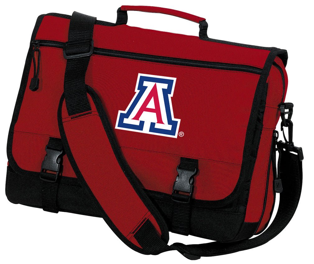 University of Arizona Laptop Computer Bag Briefcase Messenger Bag Red
