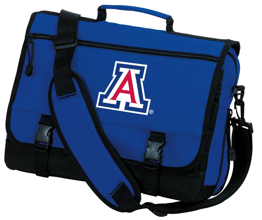 University of Arizona Laptop Computer Bag Briefcase Messenger Bag Blue