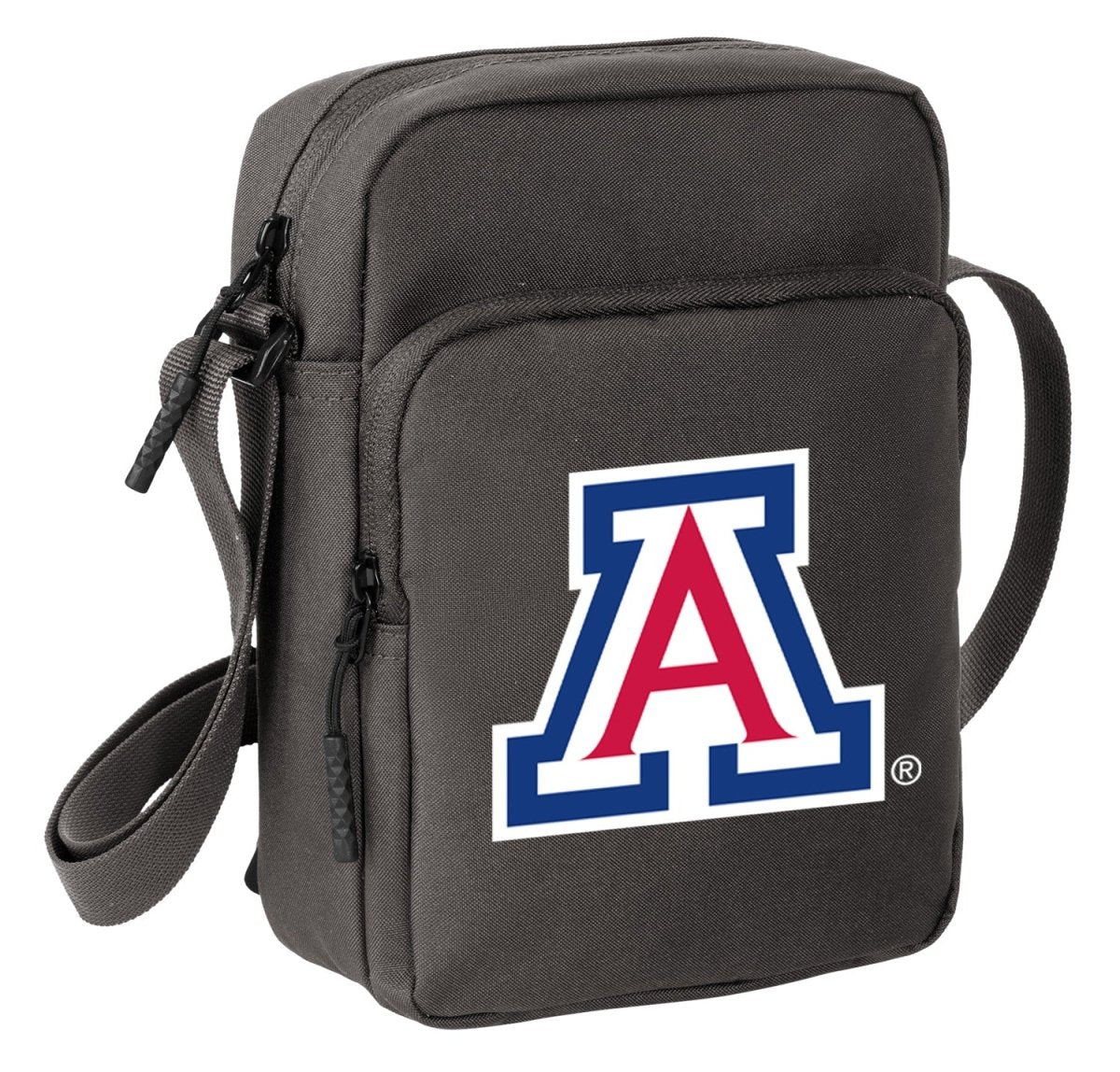 University of Arizona Crossbody Bag Arizona Wildcats Travel Sling Pack Gray