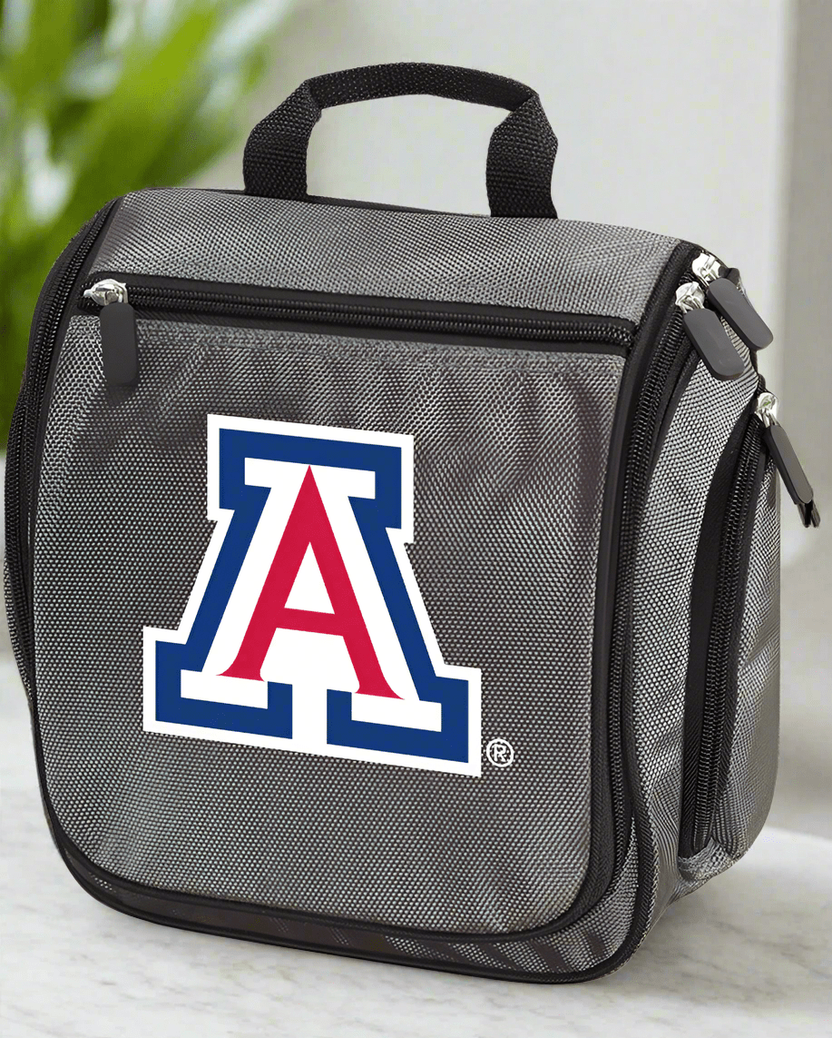 University of Arizona Toiletry Bag or Mens Arizona Wildcats Travel Shaving Kit Gray