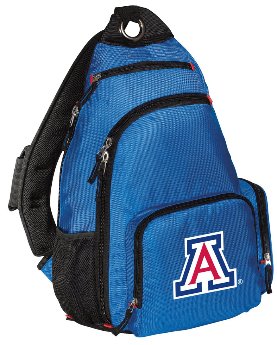 University of Arizona Sling Backpack Arizona Wildcats Crossbody Bag Blue