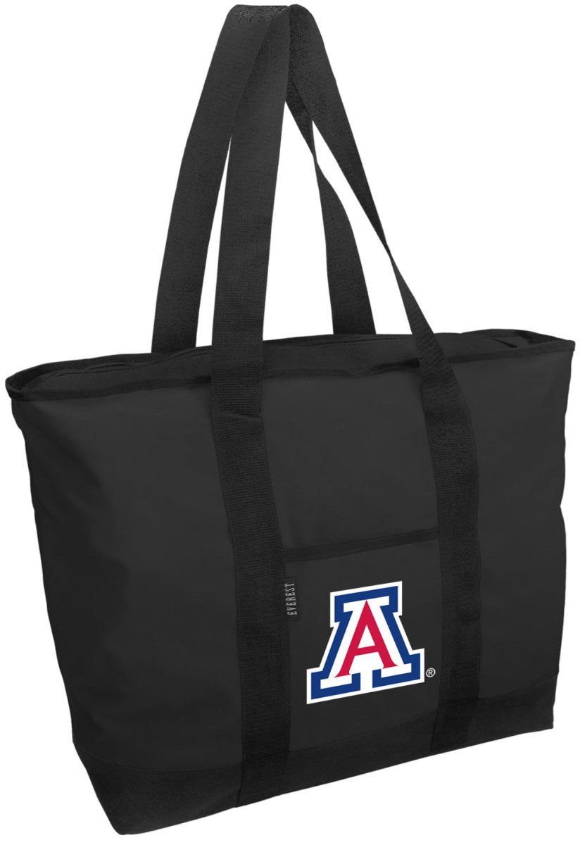 University of Arizona Tote Bag UA Wildcats Large Zippered Tote