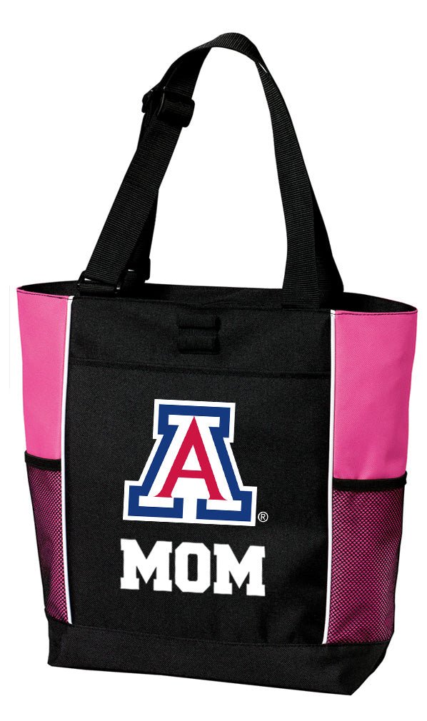 University of Arizona Tote Bag Arizona Wildcats Carryall Tote Mom on Pink