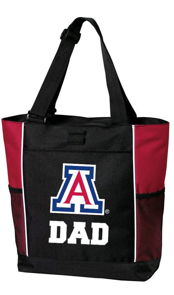 University of Arizona Tote Bag Arizona Wildcats Carryall Tote Dad on Red