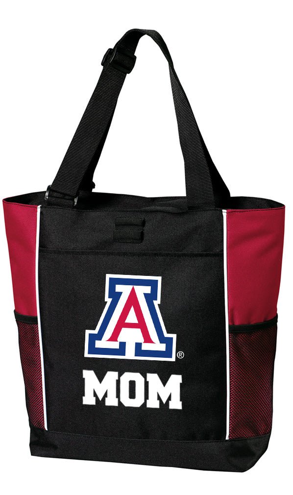 University of Arizona Tote Bag Arizona Wildcats Carryall Tote Mom on Red