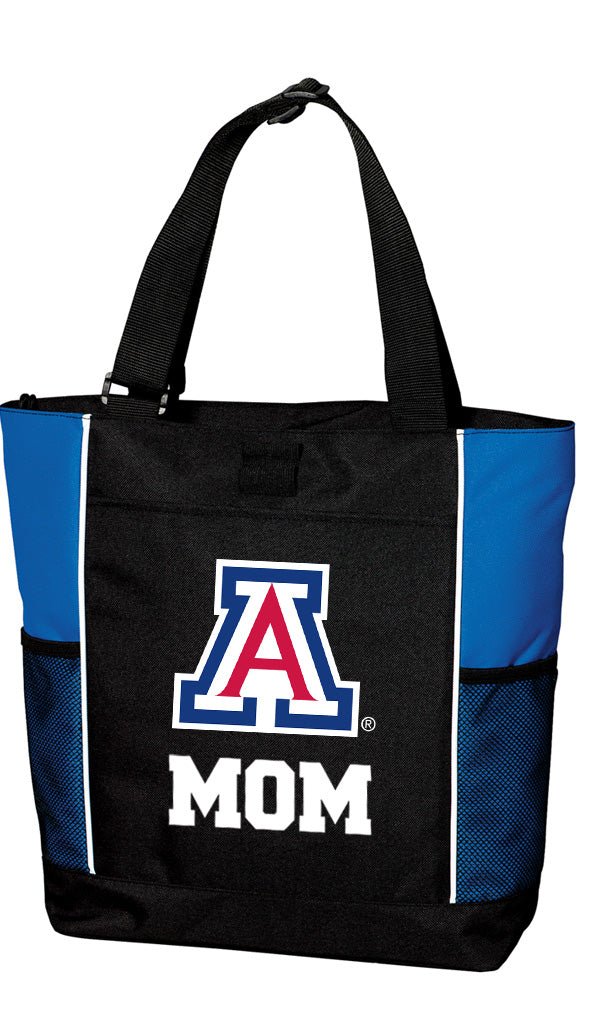 University of Arizona Tote Bag Arizona Wildcats Carryall Tote Mom on Blue