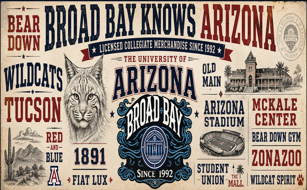 Arizona Wildcats Laptop Backpack – Official University of Arizona Bookbag Blue