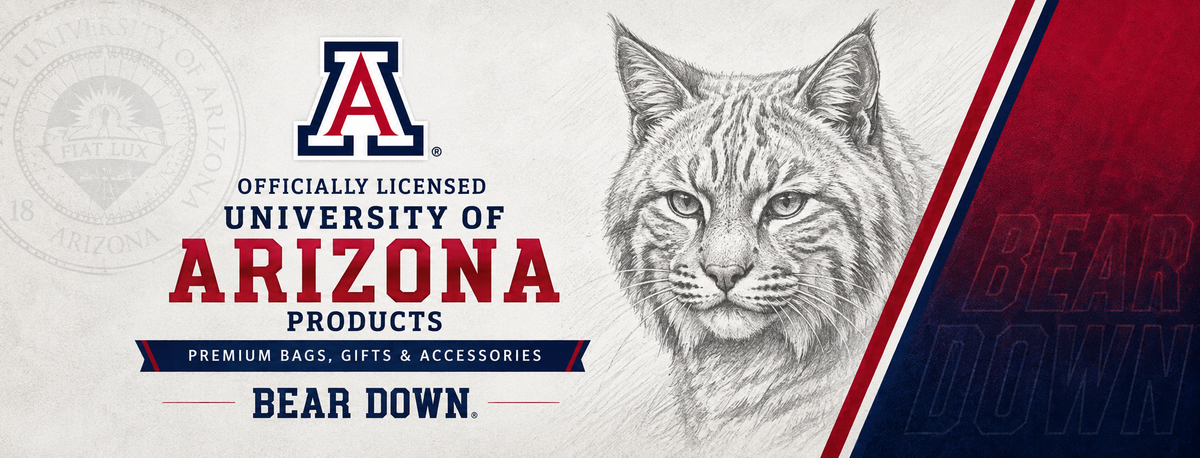 Arizona Wildcats Laptop Backpack – Official University of Arizona Bookbag Red