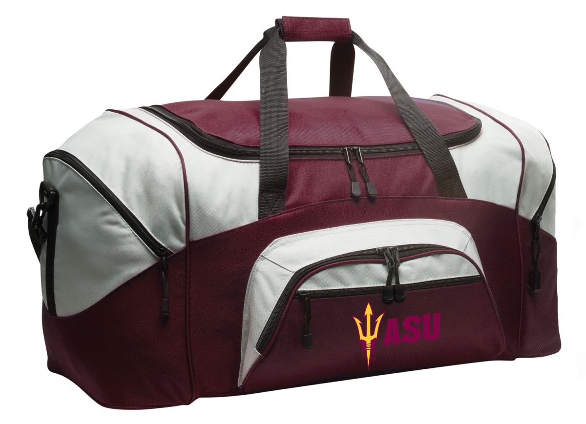 Arizona State Duffel Bag – Bold Sun Devils Travel & Gym Bag with Official Logo Maroon