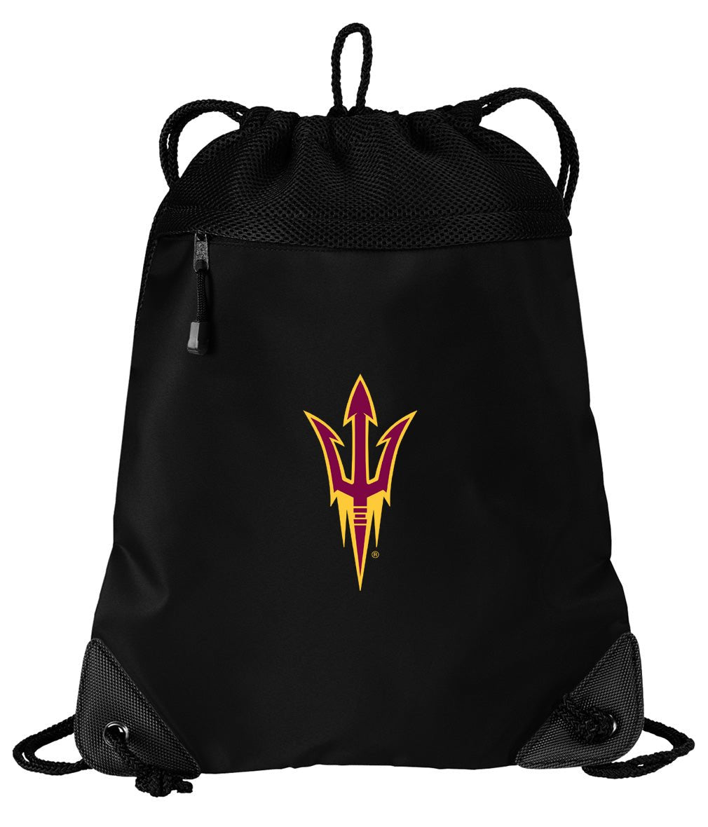 Broad Bay ASU Drawstring Bag Arizona State Cinch Pack Backpack Unique Mesh & Microfiber