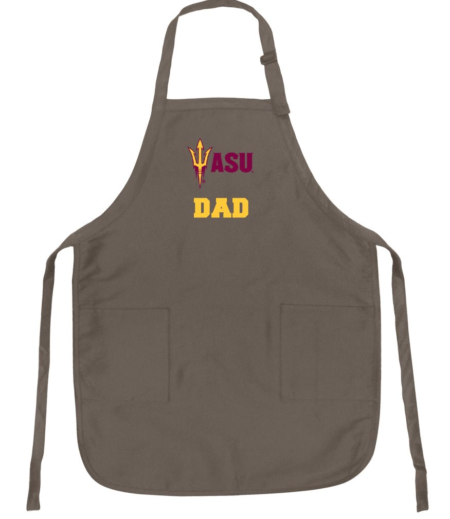 Arizona State Apron ASU Apron - Stain Resistant Fabric Dad on Khaki