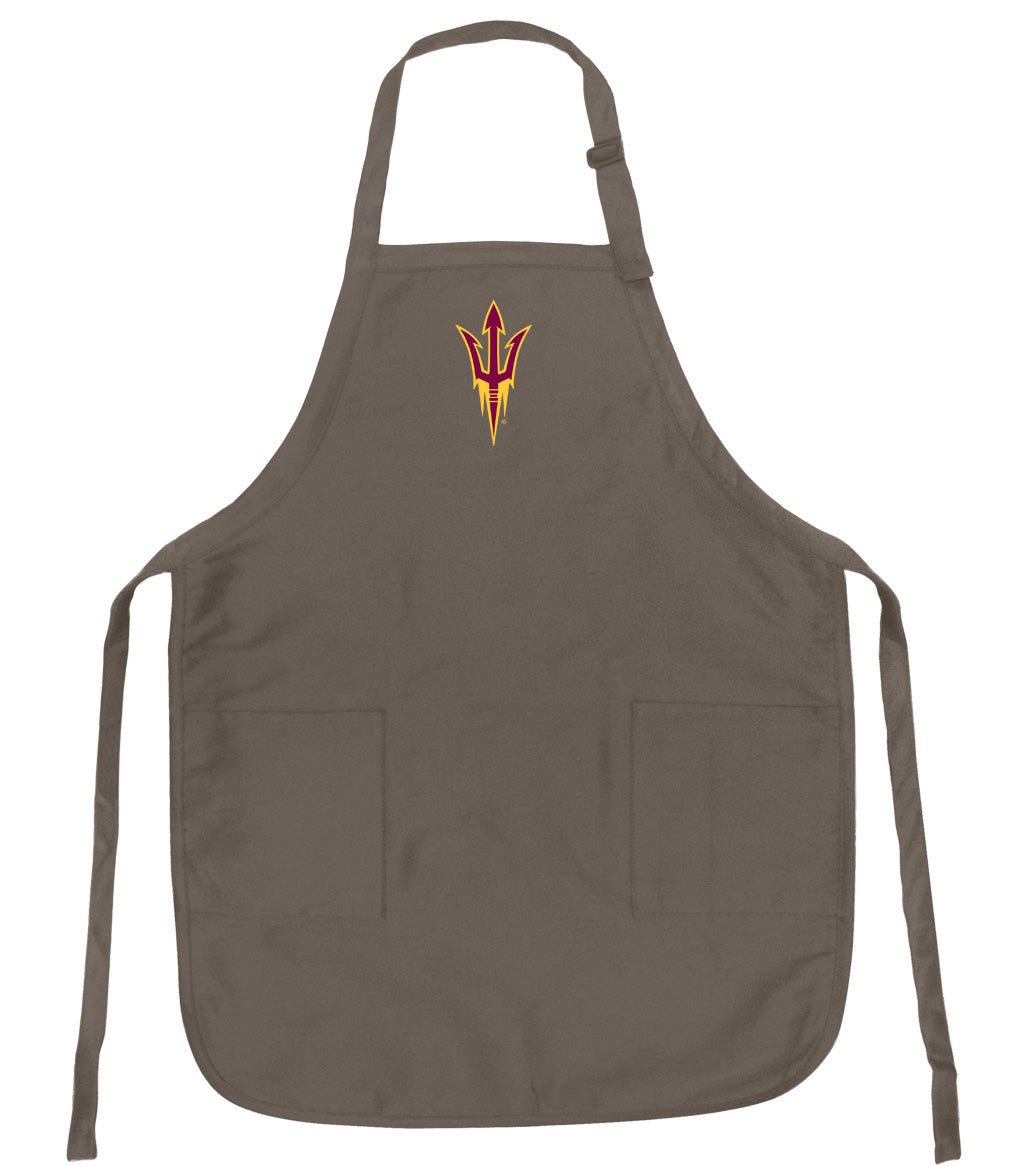 ASU Apron Arizona State University Apron - Stain Resistant Fabric Khaki