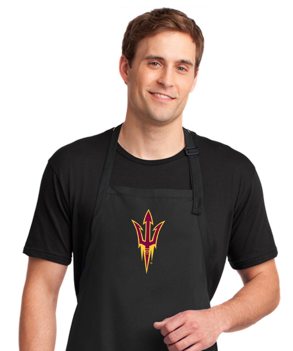ASU Apron Arizona State University Apron - Stain Resistant Fabric Black