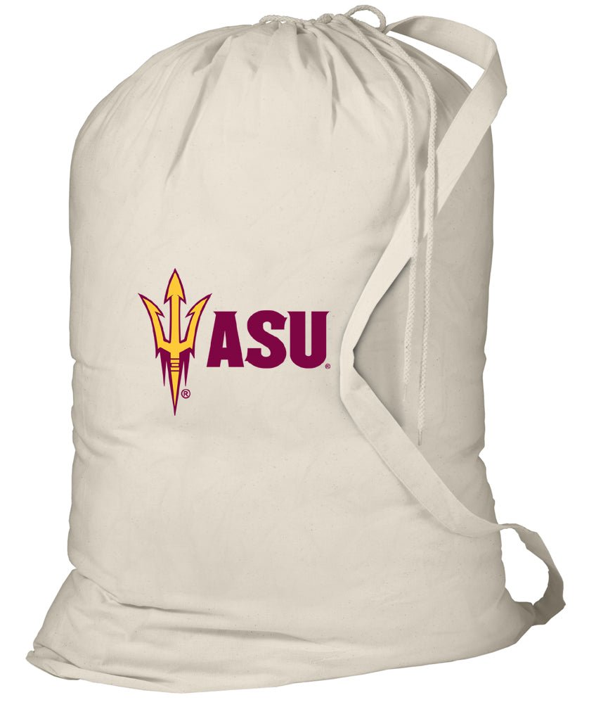 Arizona State Laundry Bag ASU Clothes Bag Tan