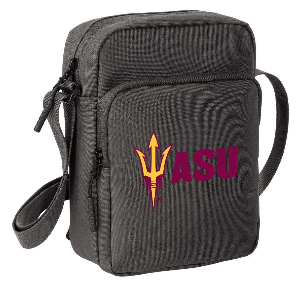 Arizona State Crossbody Bag ASU Travel Sling Pack Gray