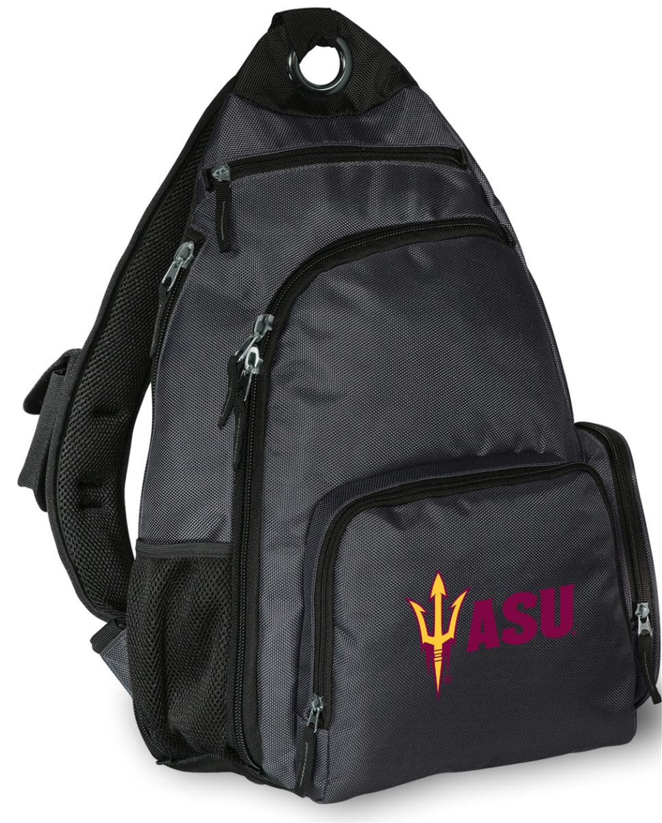 Arizona State Sling Backpack ASU Crossbody Bag Gray