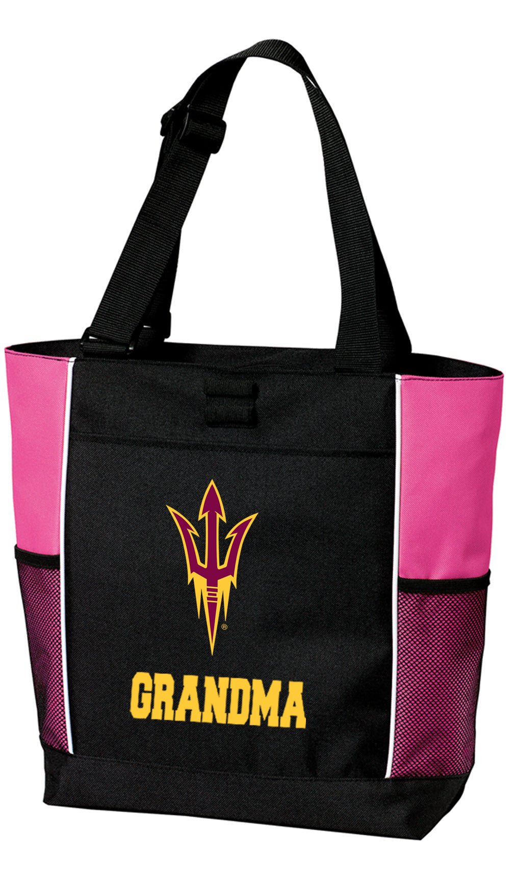 ASU Tote Bag Arizona State University Carryall Tote Grandma on Pink