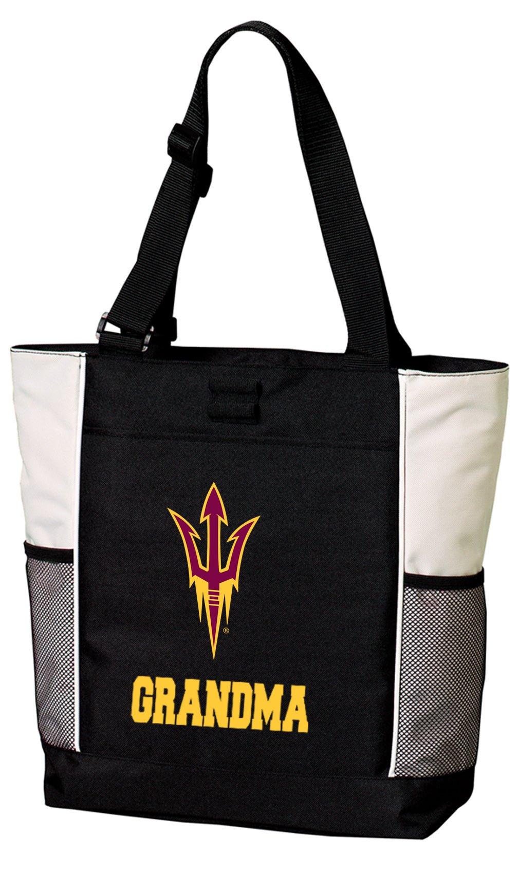 ASU Tote Bag Arizona State University Carryall Tote Grandma on White