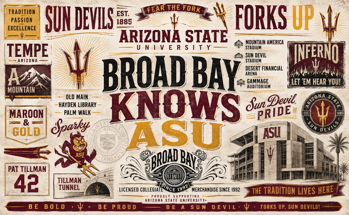 ASU Laptop Backpack – Sun Devils Bookbag with 17" Sleeve Black