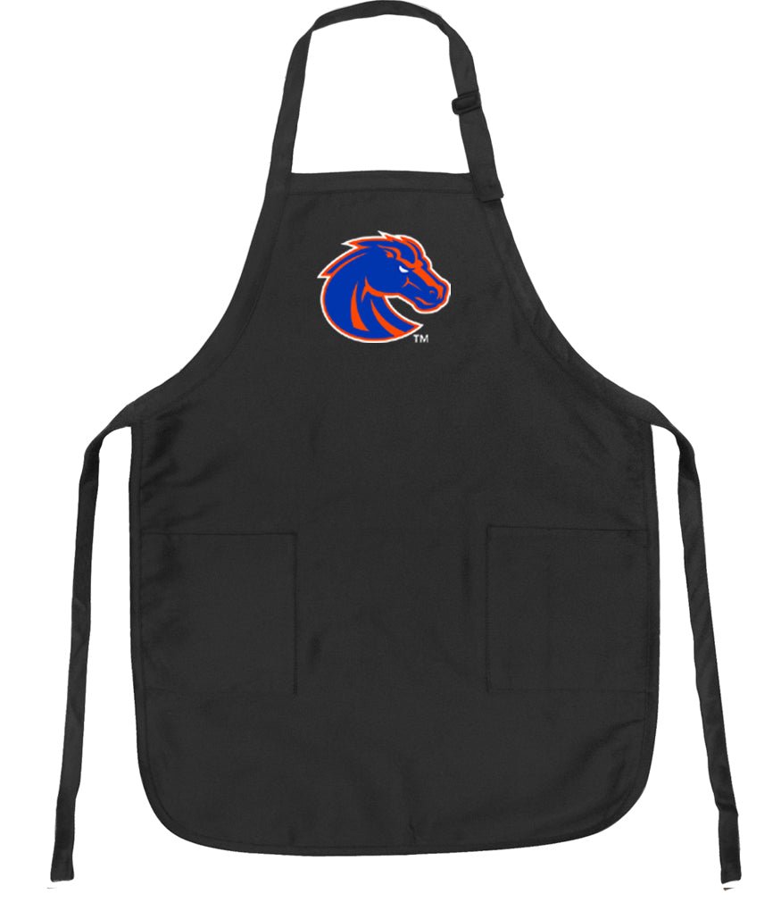 Boise State Apron Broncos Apron - Stain Resistant Fabric Black