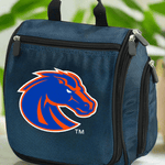 Boise State Toiletry Bag or Mens Broncos Travel Shaving Kit Navy